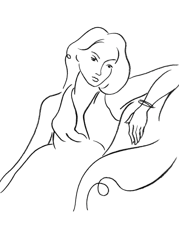 이단 하퍼 - Elegant Portrait II