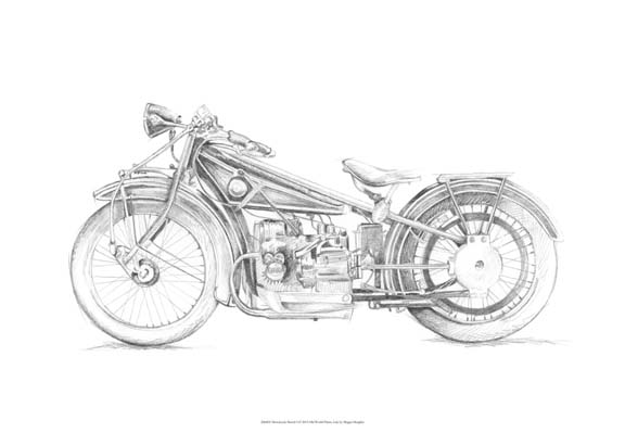 메건 미거 - Motorcycle Sketch I