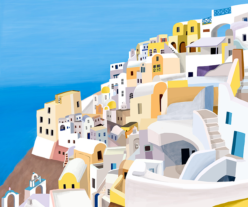 칼라 데일리 - Greek Buildings II