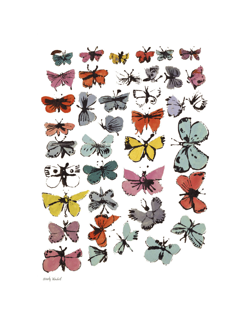 앤디 워홀 - Butterflies, 1955 (Many/Varied Colors)