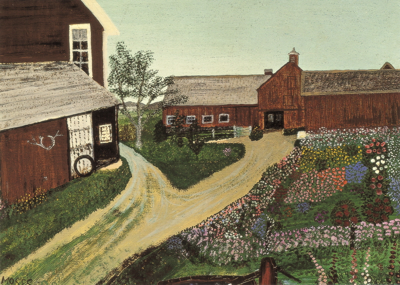 그랜마 모지스 - 우리집 뒤뜰
