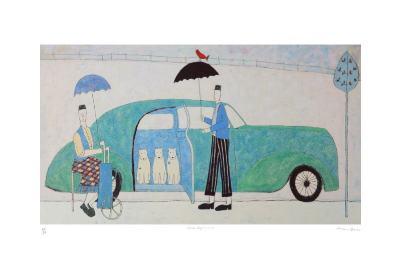 아노라 스펜스 - Three Dogs in a Car