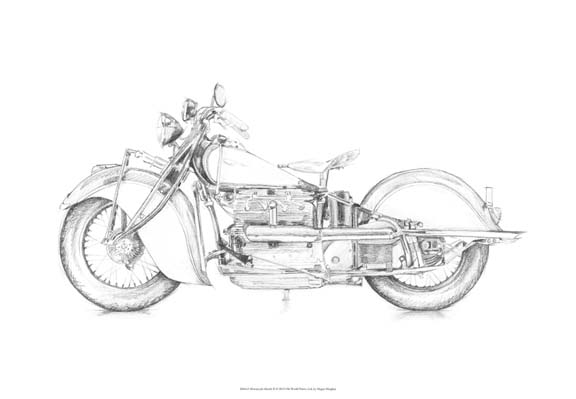 메건 미거 - Motorcycle Sketch II
