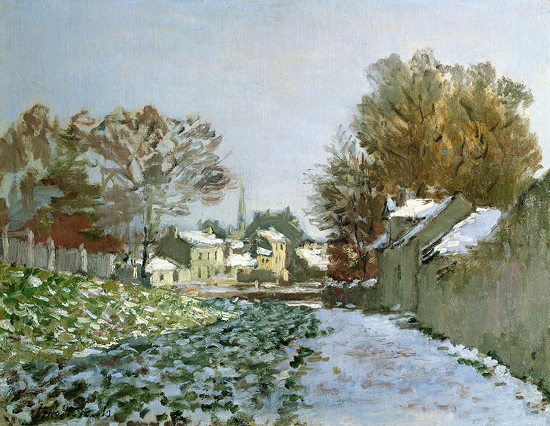 클로드 모네 - Snow at Argenteuil, 1874