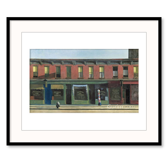 에드워드 호퍼 - Early Sunday Morning, 1930