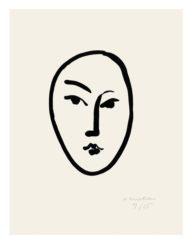 앙리 마티스 - Large Mask (Grande masque)