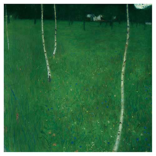 구스타프 클림트 - Farmhouse with Young Birch Trees