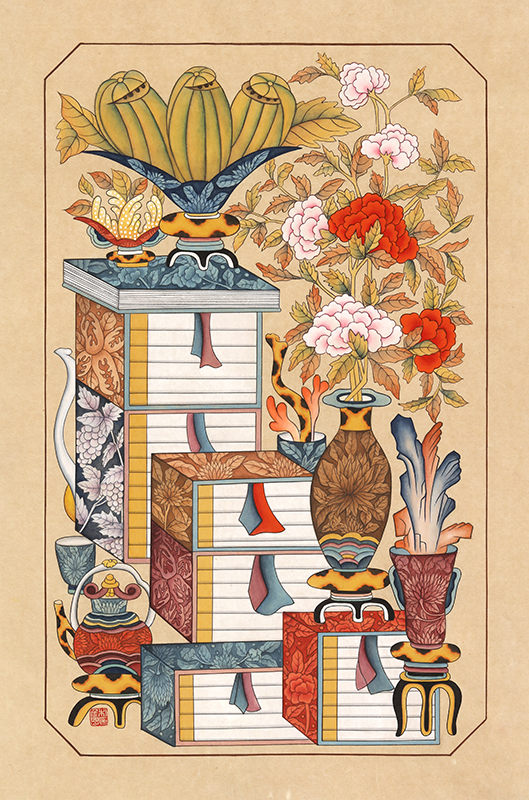 박정은 - 책거리 Ⅷ