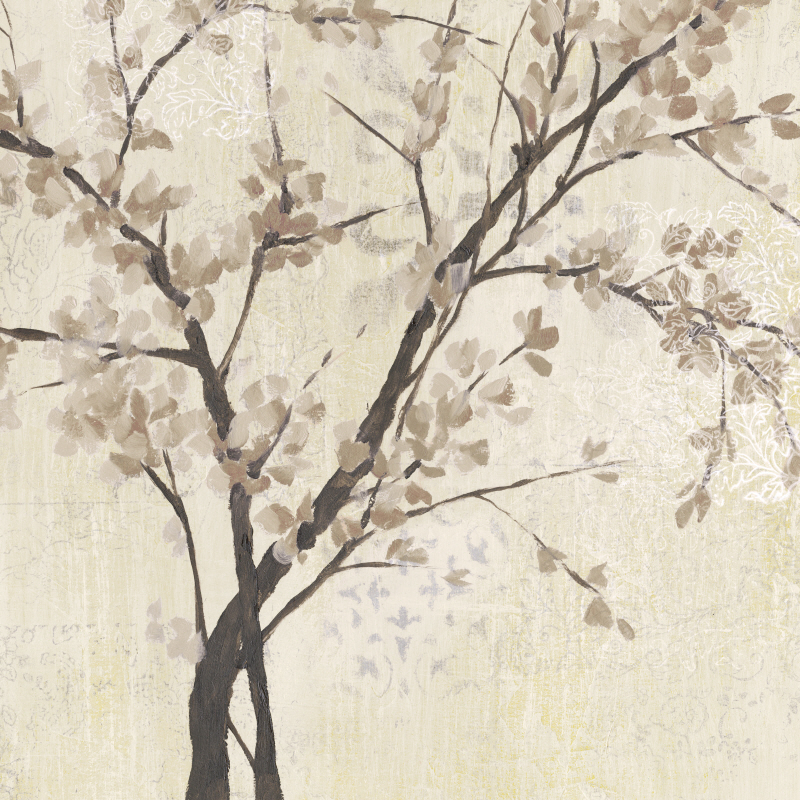 제니퍼 골드버거 - Neutral Blossoms on Cream II