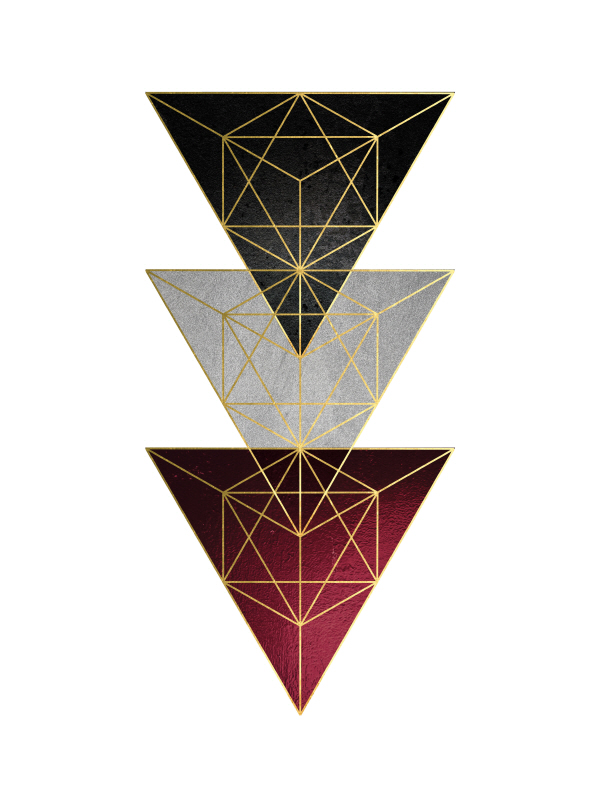 어반 에피파니 - Burg Black Gold Geo 3