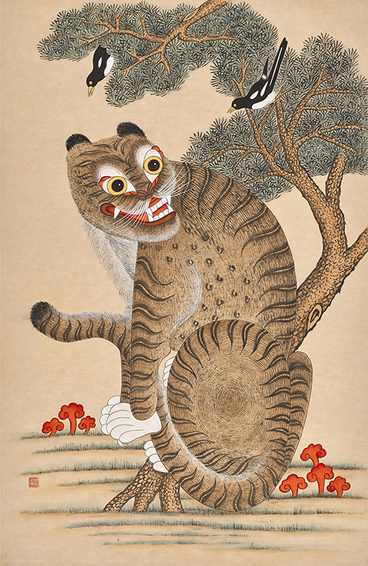 박정은 - 호작도 (까치와 호랑이)
