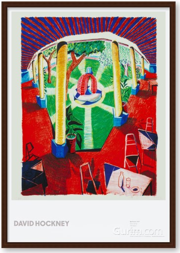 데이비드 호크니 - Views of Hotel Well Ⅲ, 1984-5 (호텔 우물의 경관 Ⅲ)