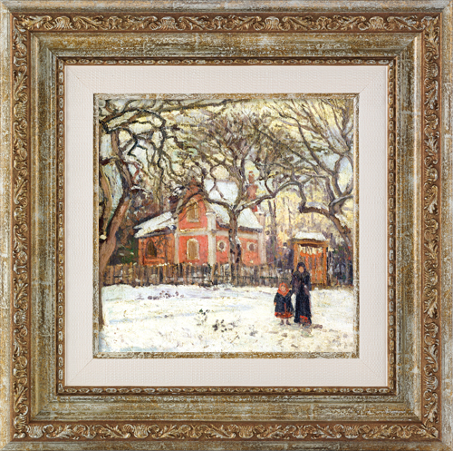 카미유 피사로 - Chestnut Trees at Louveciennes