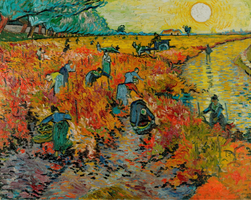 빈센트 반 고흐 - Red Vineyard at Arles, 1888 (아를의 붉은 포도밭)
