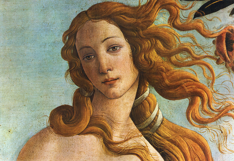 산드로 보티첼리 - The Birth of Venus detail, 1480 (비너스의 탄생)