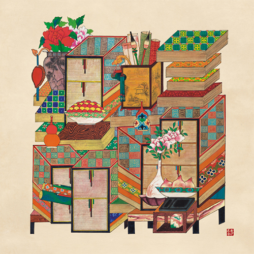 민화가인 - 문방도 S1