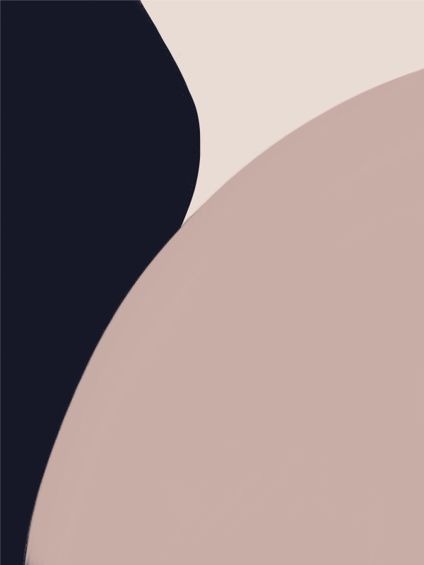 레아 스트라츠마 - Navy Rose Abstract I