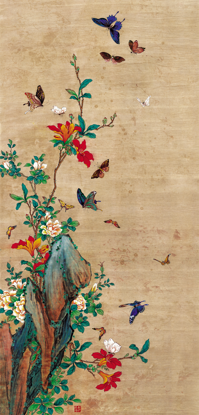 민화가인 - 화접도 (우)