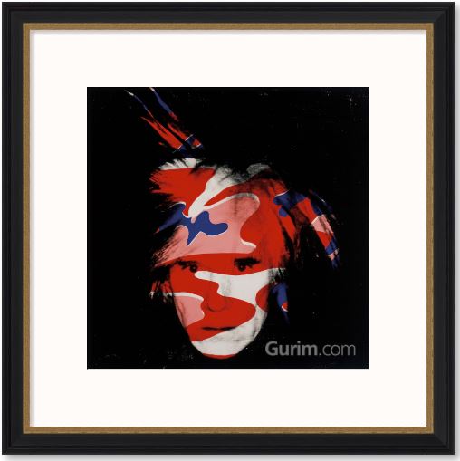 앤디 워홀 - Self-Portrait, 1986 (Red, White And Blue Camo)