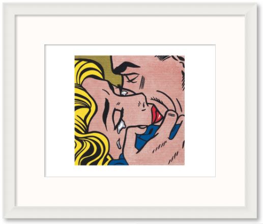 로이 리히텐슈타인 - Kiss V (serigraph)