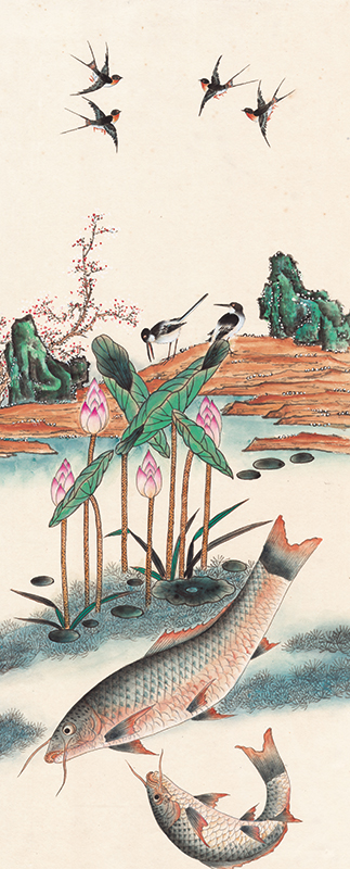 민화가인 - 연화도10폭 10