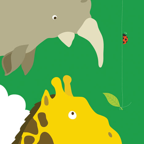 유코 라우 - Safari Group:Giraffe and Rhino