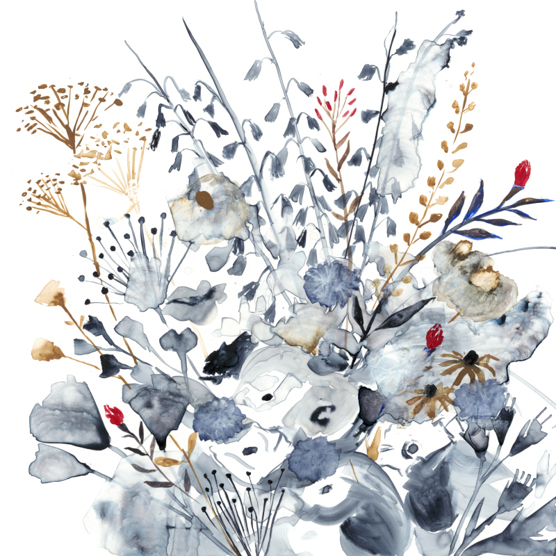 빅토리아 보르헤스 - Indigo & Ochre I