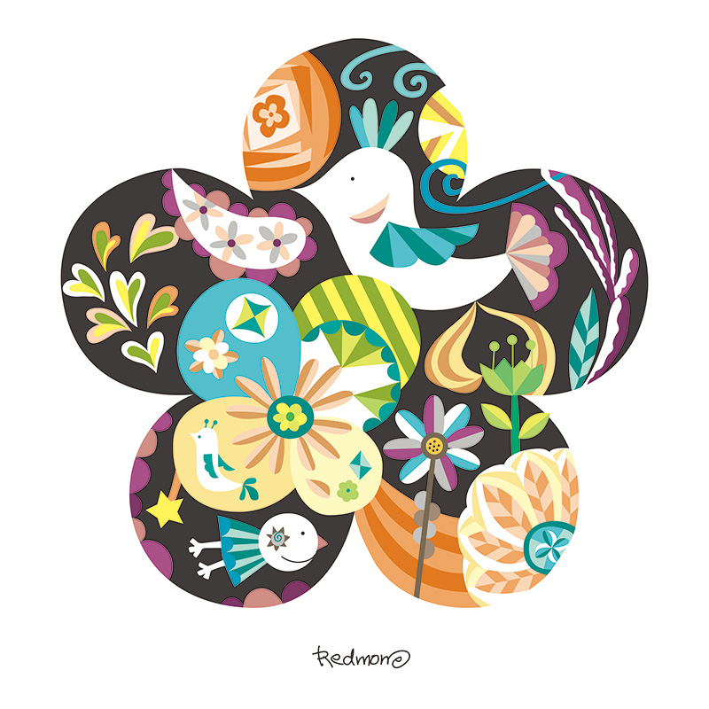 레드몽 - 꽃의 숲-그레이