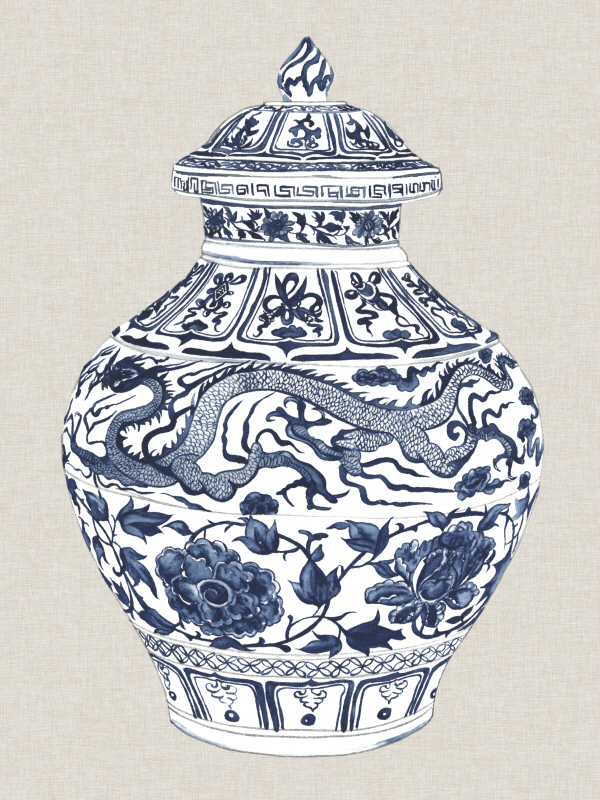 멜리사 왕 - Antique Chinese Vase III