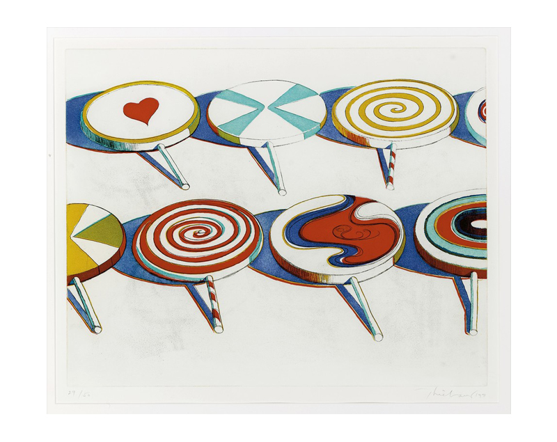 웨인 티보 - Big Suckers from Seven Still Lifes and a Rabbit