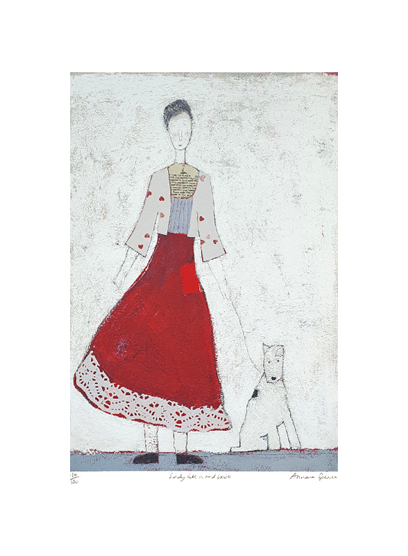 아노라 스펜스 - Lady with Red Skirt