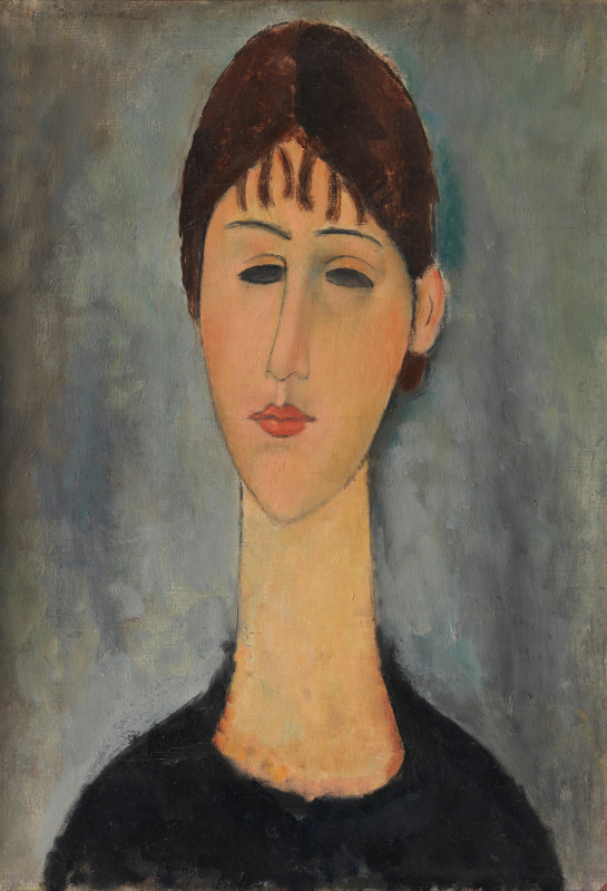 아메데오 모딜리아니 - Portrait of Madme Zborowska