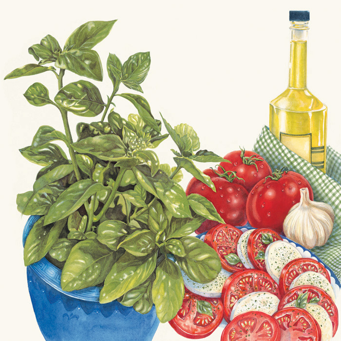 셰리 벅 발드윈 - Basil And Tomatoes