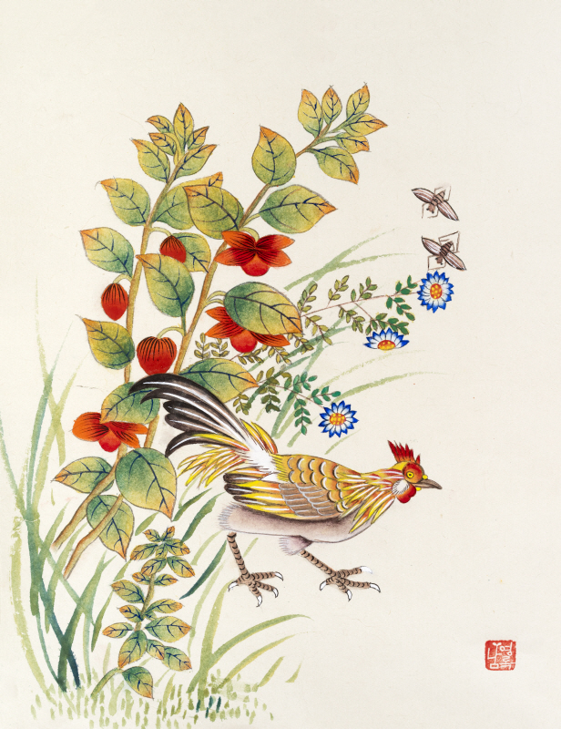 남영록 - 초충도 1