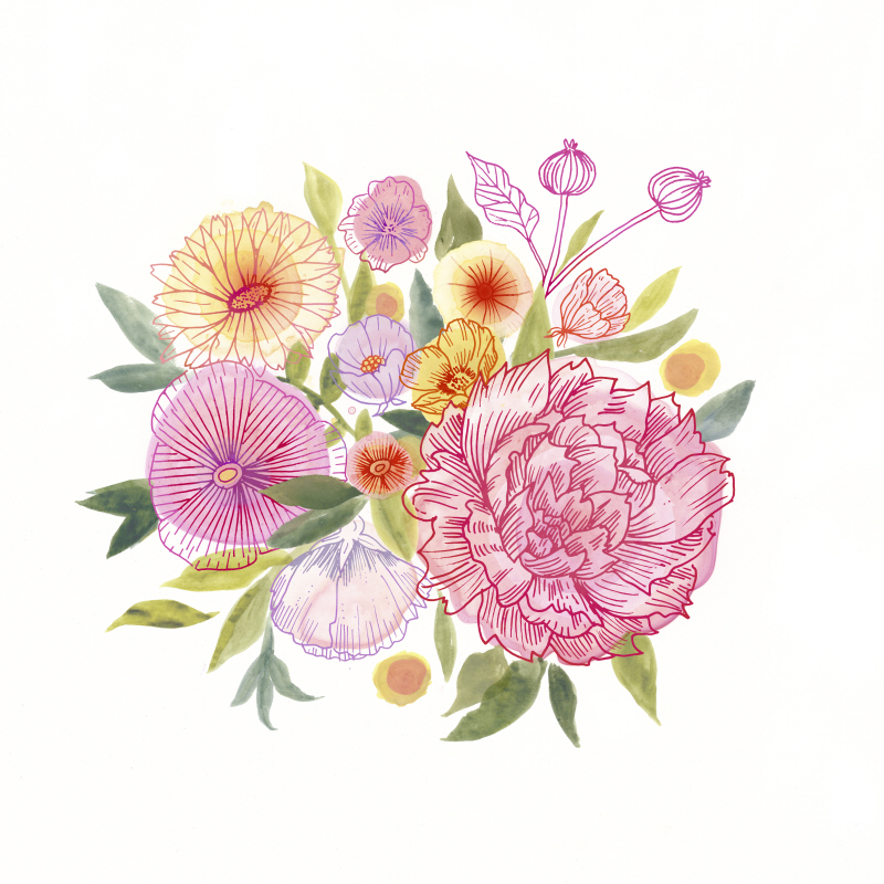 빅토리아 보르헤스 - Pink Petals I