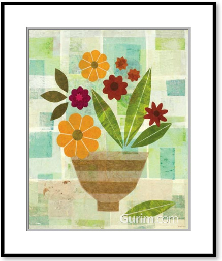 게일 카세구마 - Yellow Flower Vase