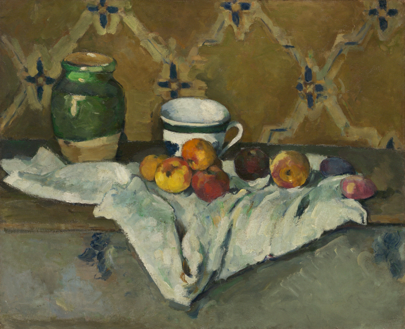 폴 세잔 - Still Life with Jar, Cup, and Apples