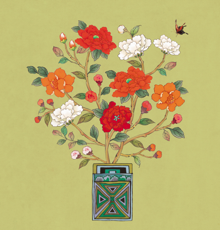 이숙자 - 사랑꽃병 겨울 카키