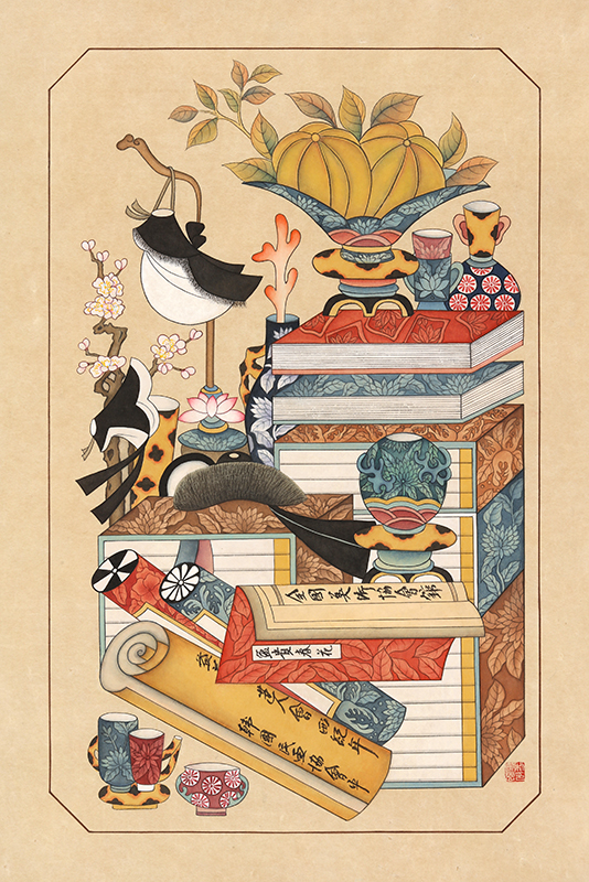 박정은 - 책거리 Ⅵ