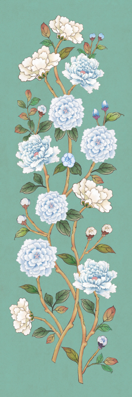 이숙자 - 긴꽃가지 여름 민트