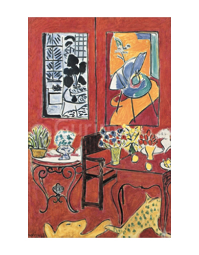 앙리 마티스 - Grand Intérieur Rouge, 1948