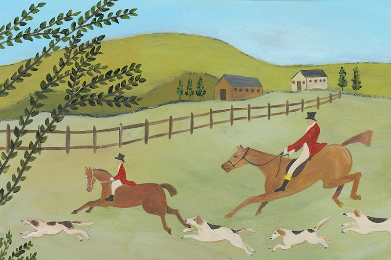 레지나 무어 - Folk Art Fox Hunt Ⅰ