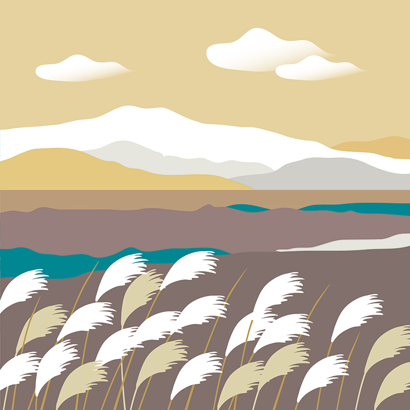 한명일 - 제주 2월의 한라산