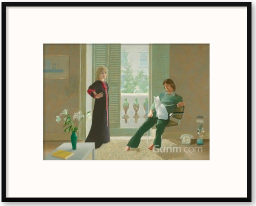 데이비드 호크니 - Mr and Mrs Clark and Percy, 1970-1 (클락 부부와 퍼시)