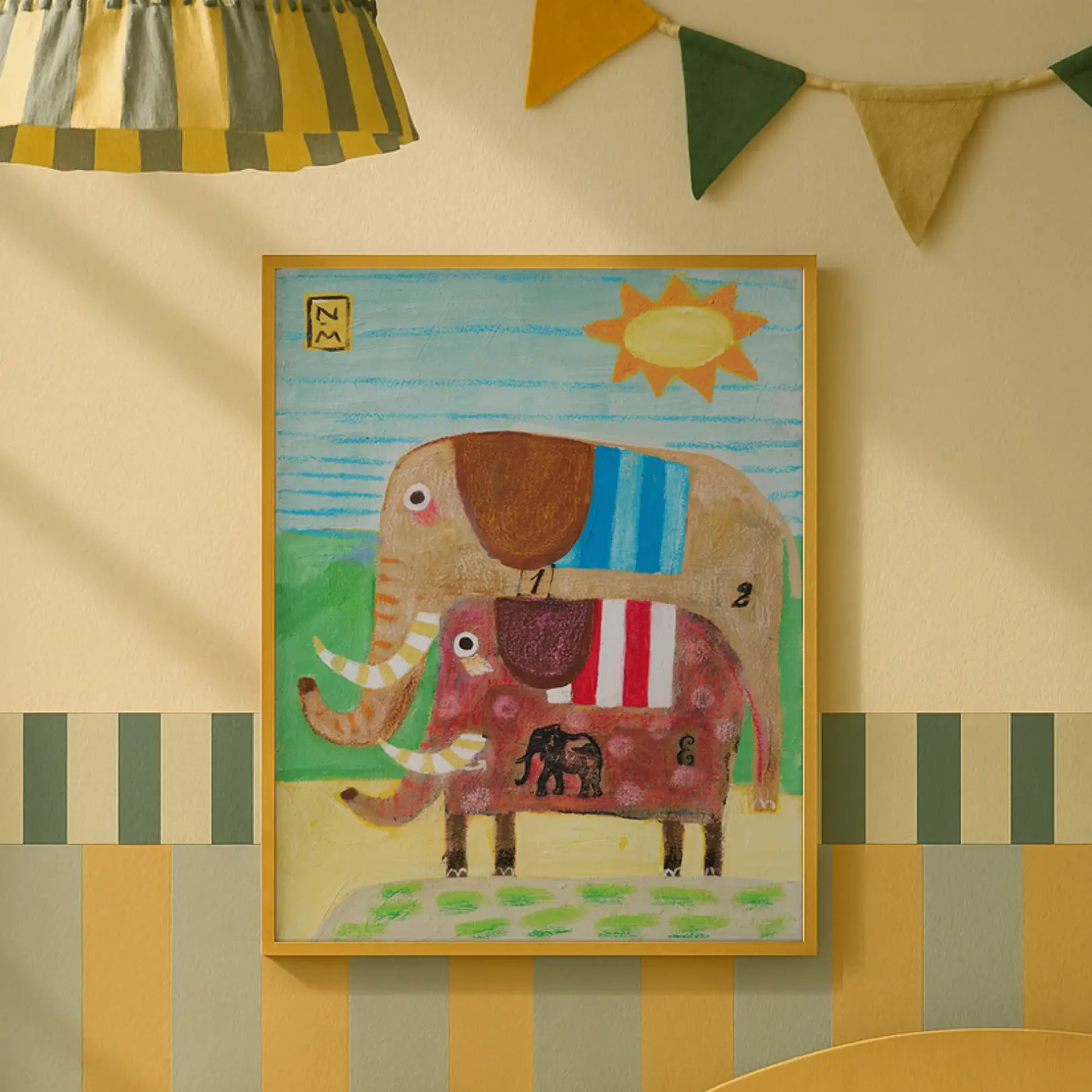 공간이 살아나는 유쾌한 한 점