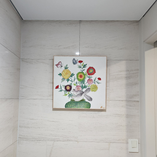 해상도가 좋아서인지 직접 그린 작품…