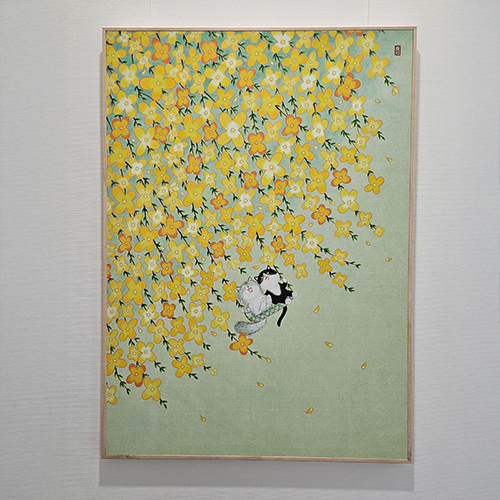 봄 맞이 그림으로 구매함. 원목틀 …