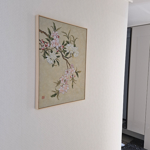 너무 예뻐요. 지인이 직접그린 민화…