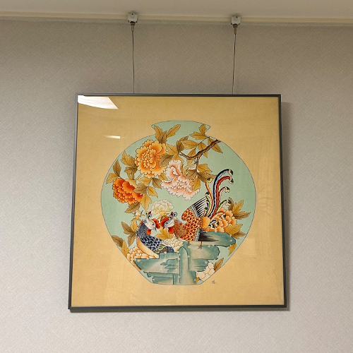 안방에 걸었어요. 따뜻한 분위기를 …