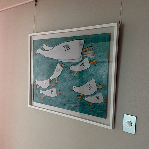 입구에 즐거운에너지로 거득 채웠습니…